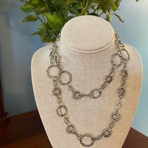 Elegant Silver Chain Necklace